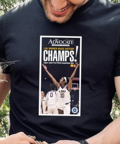 Official LSU Women’s Basketball wins their first national champions Advocate shirt 1 Official LSU Women’s Basketball wins their first national champions Advocate shirt