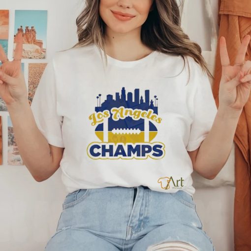 Official La Rams Champions Super Bowl LVI T Shirt