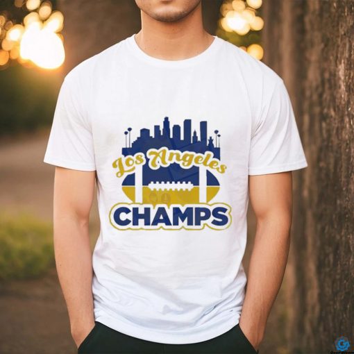 Official La Rams Champions Super Bowl LVI T Shirt