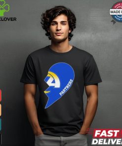 Official La Rams Partners Half Heart Shirt