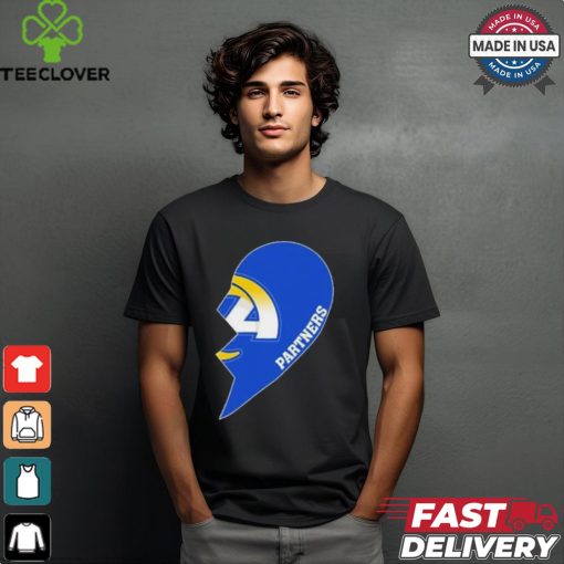 Official La Rams Partners Half Heart Shirt