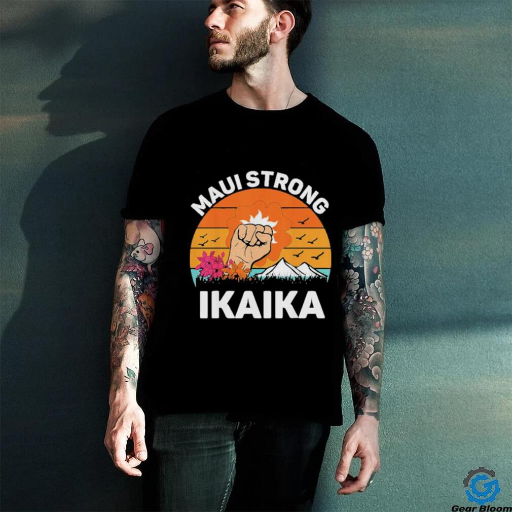 Official Lahaina Strong Maui Hawaii Wildfire Survivor Retro Shirt Official Lahaina Strong Maui Hawaii Wildfire Survivor Retro Shirt