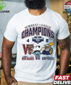 Official Lake County Captains Wins 9 4 Wisconsin Timber Rattlers 2024 Midwest League Champions final score shirt