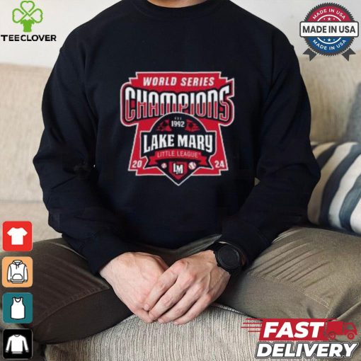 Official Lake Mary Little League 2024 World Series Champions Est 1992 logo shirt