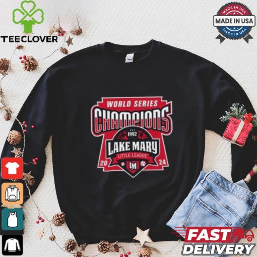 Official Lake Mary Little League 2024 World Series Champions Est 1992 logo shirt
