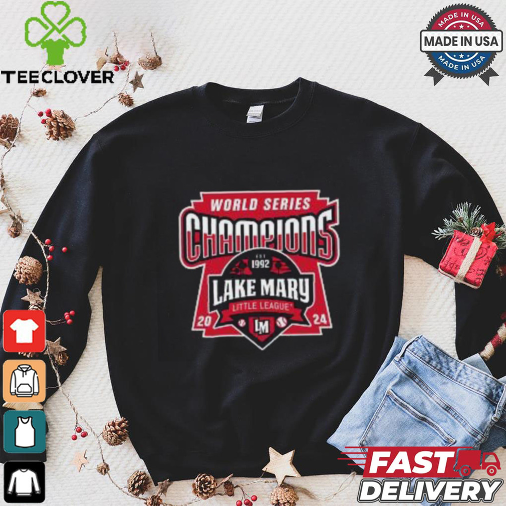 Official Lake Mary Little League 2024 World Series Champions Est 1992 logo shirt Official Lake Mary Little League 2024 World Series Champions Est 1992 logo shirt