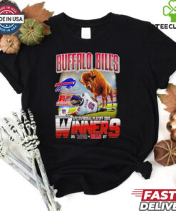 Official Lamar Jackson Baltimore Ravens and Buffalo Bills Mascot AFC Divisional Playoff 2025 Winners shirt