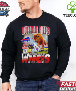 Official Lamar Jackson Baltimore Ravens and Buffalo Bills Mascot AFC Divisional Playoff 2025 Winners shirt