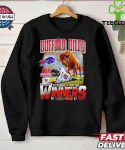 Official Lamar Jackson Baltimore Ravens and Buffalo Bills Mascot AFC Divisional Playoff 2025 Winners shirt