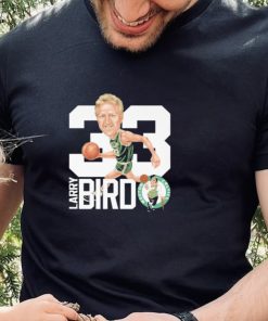 Official Larry Bird 33 Boston Celtics caricature shirt