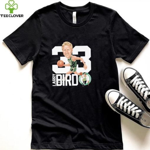 Official Larry Bird 33 Boston Celtics caricature shirt