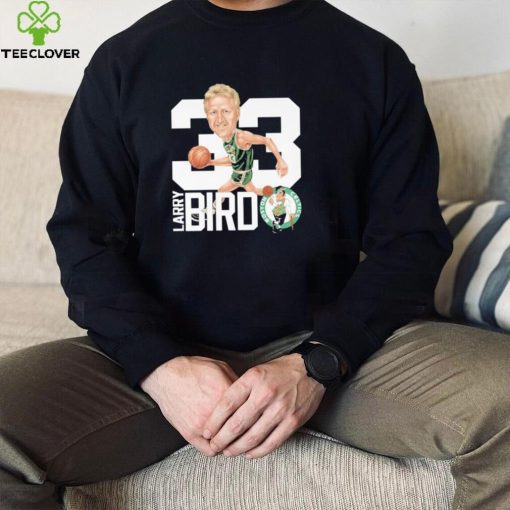 Official Larry Bird 33 Boston Celtics caricature shirt