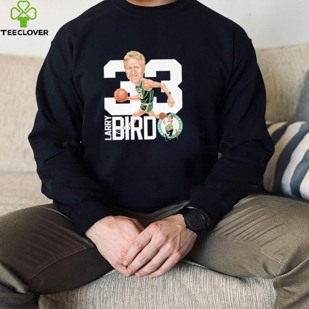 Official Larry Bird 33 Boston Celtics caricature shirt, hoodie