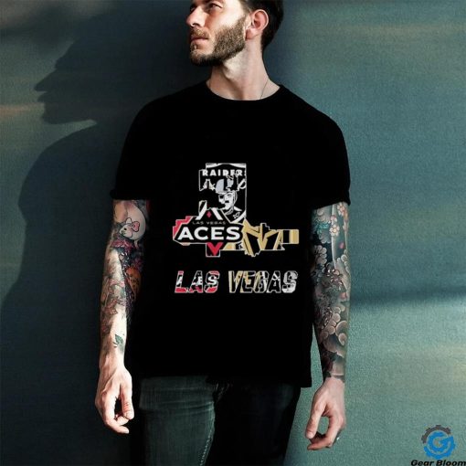 Official Las Vegas Map Sports Teams Logo Shirt