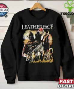 Official Leatherface Horror characters Halloween shirt