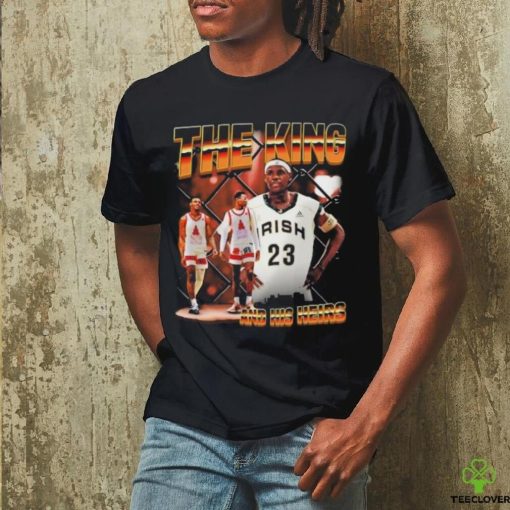 Official Lebron, Bronny and Bryce The King and His Heirs Shirt