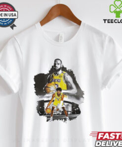 Official Lebron James & Bronny James Los Angeles Lakers Unisex T Shirt