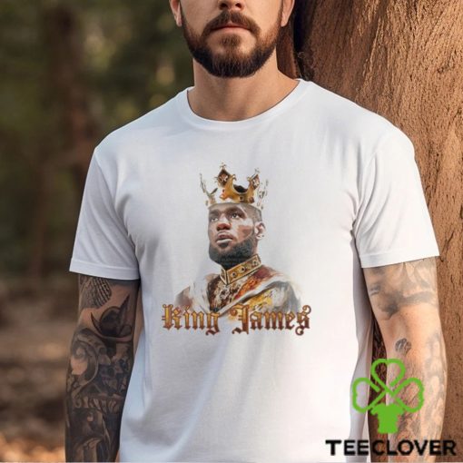 Official Lebron James King James Year 21 Basketball Vintage Painting Shirt