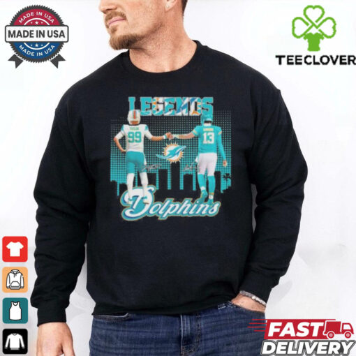 Official Legends Jason Taylor And Dan Marino Miami Dolphins Shirt