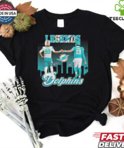 Official Legends Jason Taylor And Dan Marino Miami Dolphins Shirt