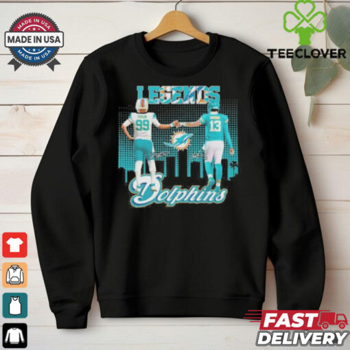 Official Legends Jason Taylor And Dan Marino Miami Dolphins Shirt