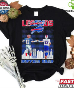Official Legends Jim Kelly And Josh Allen Buffalo Bills 2024 Shirt
