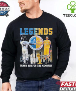 Official Legends Los Angeles Dodgers MLB x Los Angeles Lakers NBA Thank You for The Memories T Shirt 3 Official Legends Los Angeles Dodgers MLB x Los Angeles Lakers NBA Thank You for The Memories T Shirt