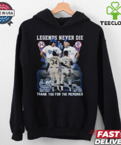 Official Legends Never Die Fernando Valenzuela x Tommy Lasorda Los Angeles Dodgers Thank You For The Memories Signatures Shirt 2 Official Legends Never Die Fernando Valenzuela x Tommy Lasorda Los Angeles Dodgers Thank You For The Memories Signatures Shirt
