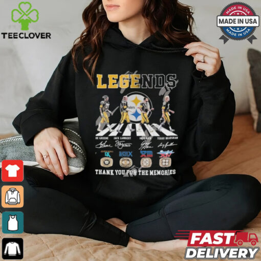 Official Legends Pittsburgh Steelers Thank You For The Memories T Shirt