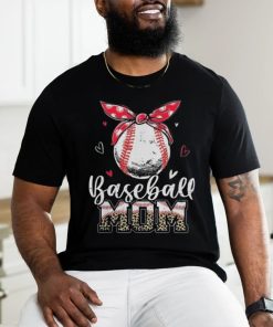 Official Leopard Baseball Mom Headband Baseball Ball Mothers Day Mama T Shirt 3 Official Leopard Baseball Mom Headband Baseball Ball Mothers Day Mama T Shirt