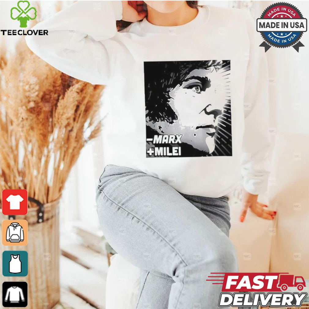 Official Less Marx More Milei Icon Of Liberty T shirt Official Less Marx More Milei Icon Of Liberty T shirt