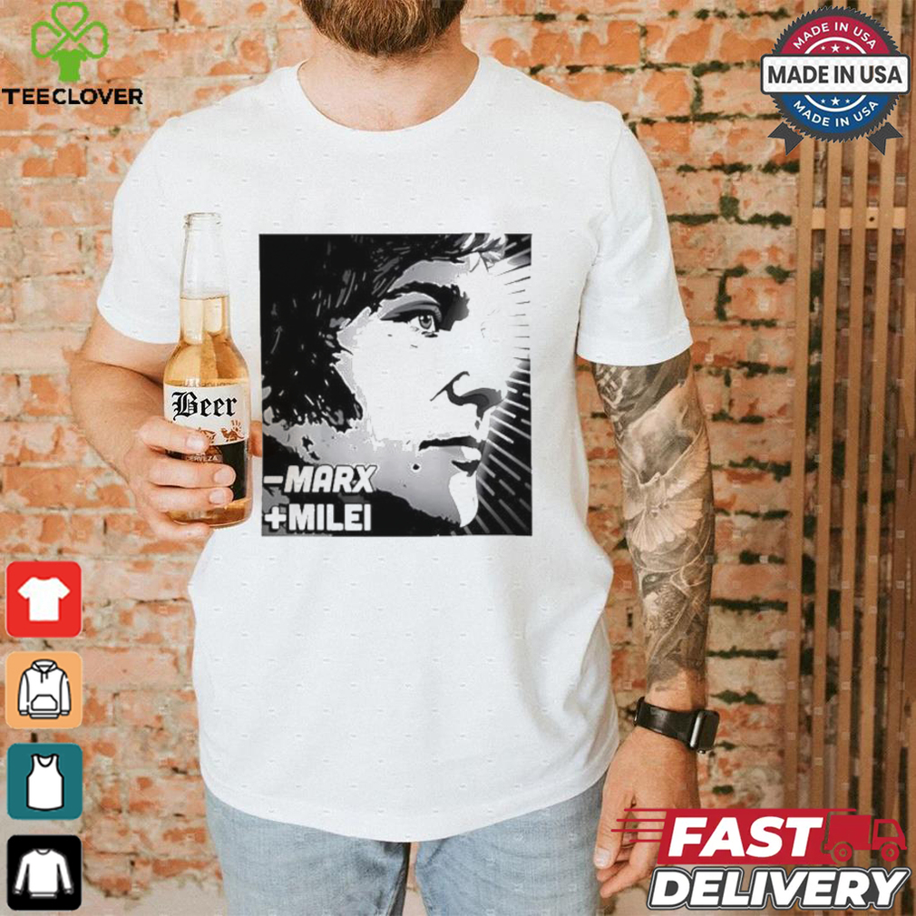 Official Less Marx More Milei Icon Of Liberty T shirt Official Less Marx More Milei Icon Of Liberty T shirt