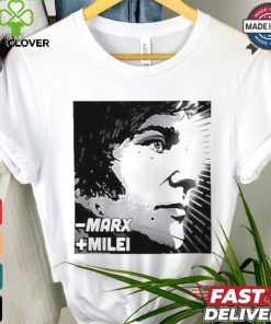 Official Less Marx More Milei Icon Of Liberty T shirt