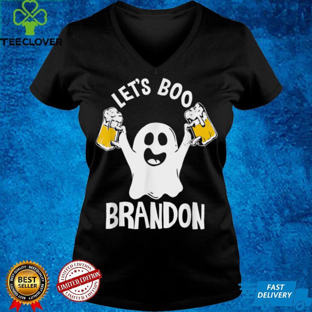 Official Let's Boo Brandon Funny Trendy Halloween Costume For Beer T Sweater Shirt Official Let's Boo Brandon Funny Trendy Halloween Costume For Beer T Sweater Shirt