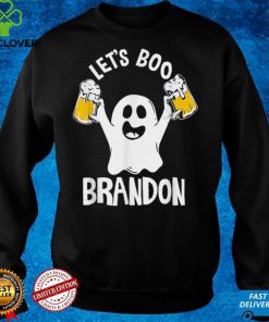 Official Let's Boo Brandon Funny Trendy Halloween Costume For Beer T Sweater Shirt