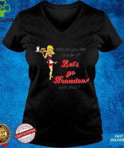 Official Let's Go Brandon Beautiful Nostalgic American Diner Waitress Shirt