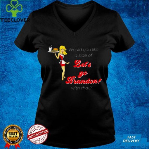 Official Let's Go Brandon Beautiful Nostalgic American Diner Waitress Shirt