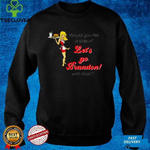 Official Let's Go Brandon Beautiful Nostalgic American Diner Waitress Shirt