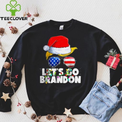 Official Lets Go Brandon Chant Christmas Santa Patriotics hoodie, sweater, longsleeve, shirt v-neck, t-shirt hoodie, sweater