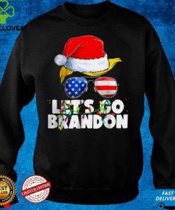 Official Lets Go Brandon Chant Christmas Santa Patriotics hoodie, sweater, longsleeve, shirt v-neck, t-shirt hoodie, sweater