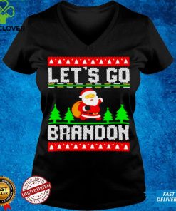 Official Let's Go Brandon Christmas Santa Political shirt