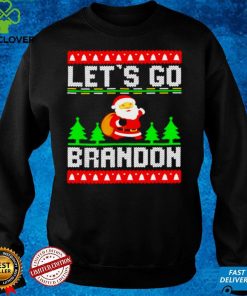 Official Let's Go Brandon Christmas Santa Political hoodie, sweater, longsleeve, shirt v-neck, t-shirt