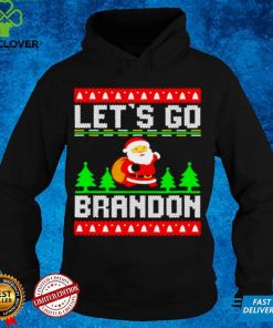 Official Let's Go Brandon Christmas Santa Political hoodie, sweater, longsleeve, shirt v-neck, t-shirt