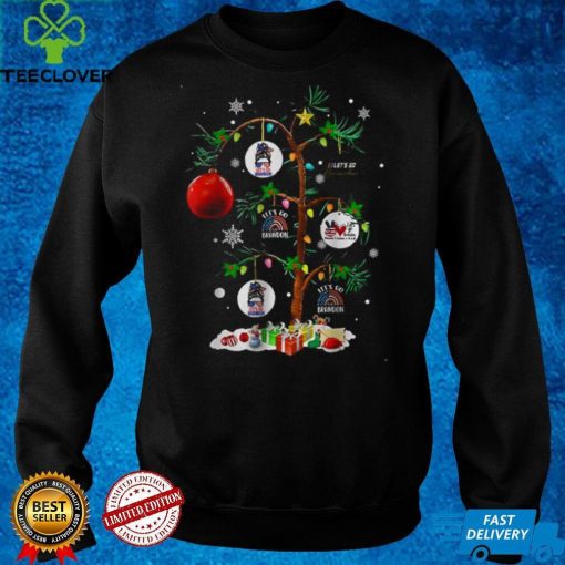 Official Lets Go Brandon Christmas Tree Ornament Impeach Biden Decor T Shirt hoodie, sweater Shirt