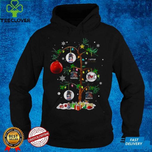 Official Lets Go Brandon Christmas Tree Ornament Impeach Biden Decor T Shirt hoodie, sweater Shirt