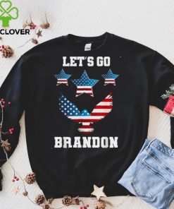 Official Let's Go Brandon Conservative Anti Liberal Eagle US Flag T Sweater Shirt