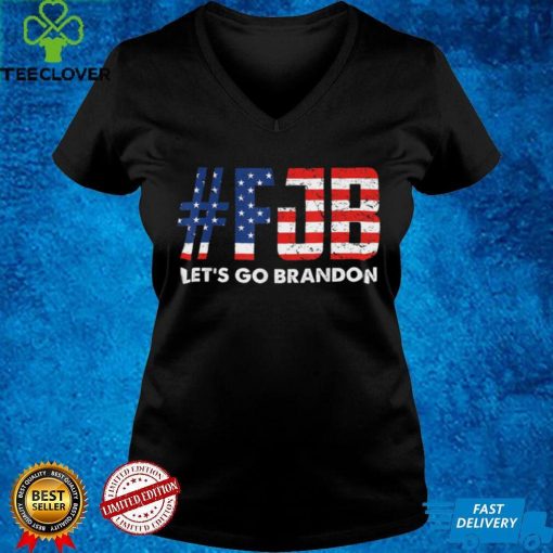 Official Lets Go Brandon Conservative Anti Liberal US Flag T Shirt