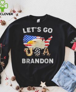 Official Let's Go Brandon Conservative Eagle US Flag T Shirt