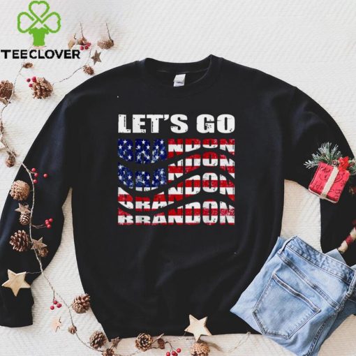 Official Let’s Go Brandon Conservative US Flag T Sweater Shirt