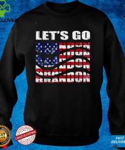 Official Let's Go Brandon Conservative US Flag T Sweater Shirt